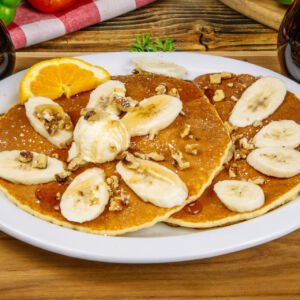 Banana Walnut Pancakes