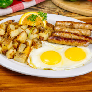 Sausage and Eggs Plate